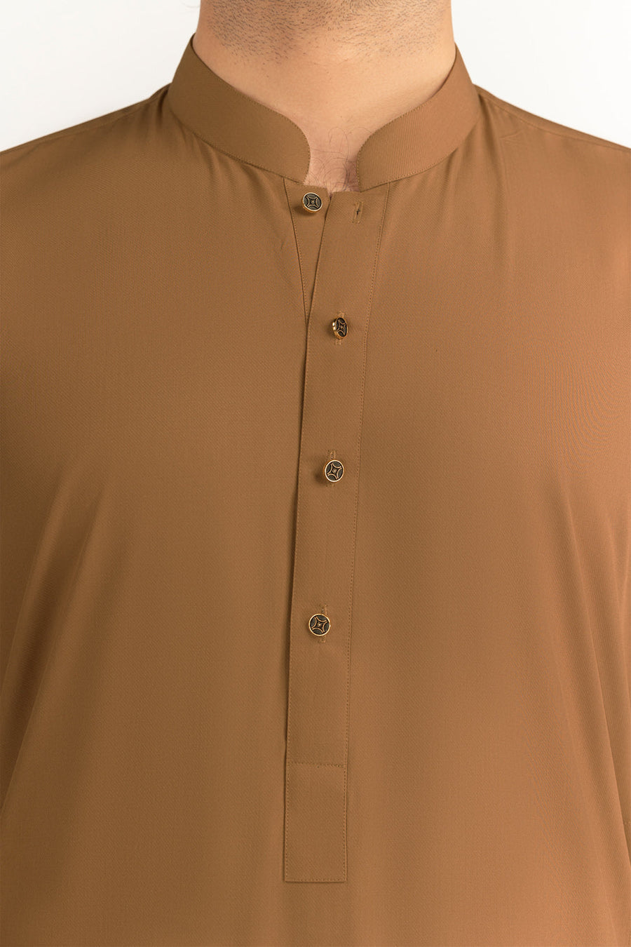 Ivory Cotton 2-Piece Kurta Set | Mandarin Collar - Pehnaawaa
