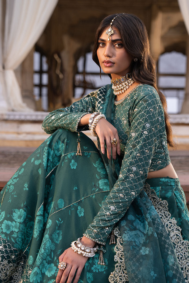 SEQUIN GROVE-3PC SILK EMBROIDERED PRET - Pehnaawaa