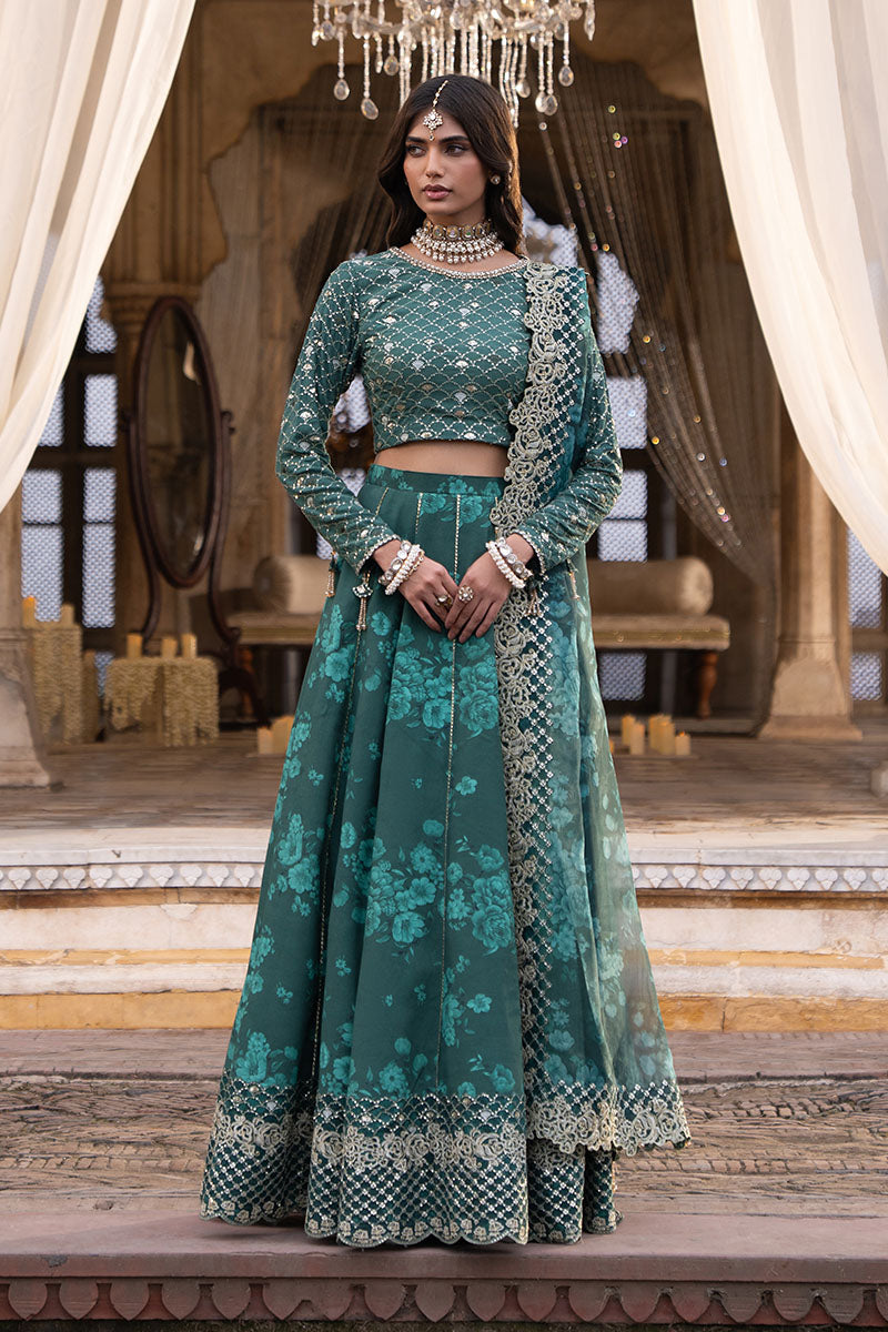 SEQUIN GROVE-3PC SILK EMBROIDERED PRET - Pehnaawaa