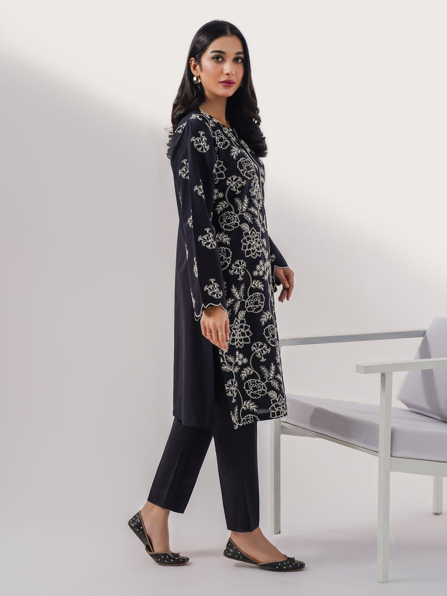 Winter Cotton Shirt - Embroidered(Pret) - Pehnaawaa