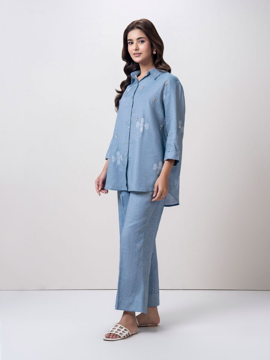 Yarn Dyed Co - Ord Set - Dyed (Pret) - Pehnaawaa