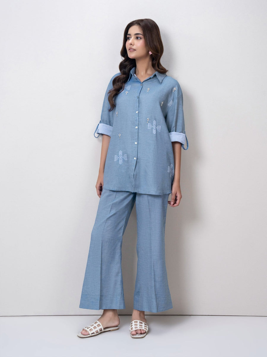 Yarn Dyed Co - Ord Set - Dyed (Pret) - Pehnaawaa