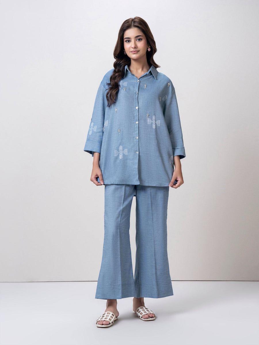 Yarn Dyed Co - Ord Set - Dyed (Pret) - Pehnaawaa