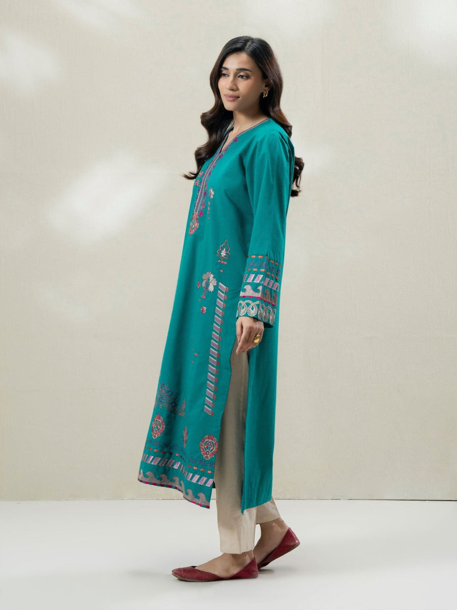 Yarn Dyed Shirt - Embroidered (Pret) - Pehnaawaa
