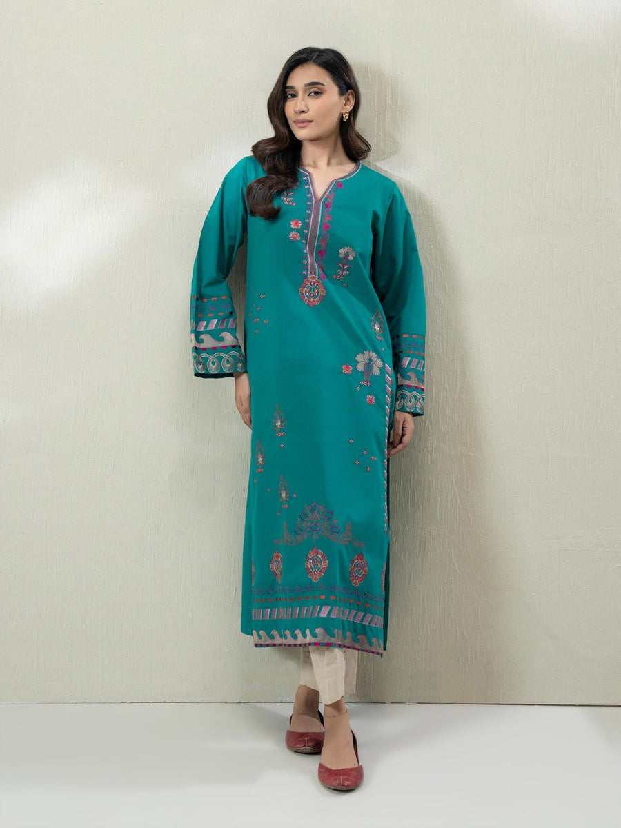 Yarn Dyed Shirt - Embroidered (Pret) - Pehnaawaa