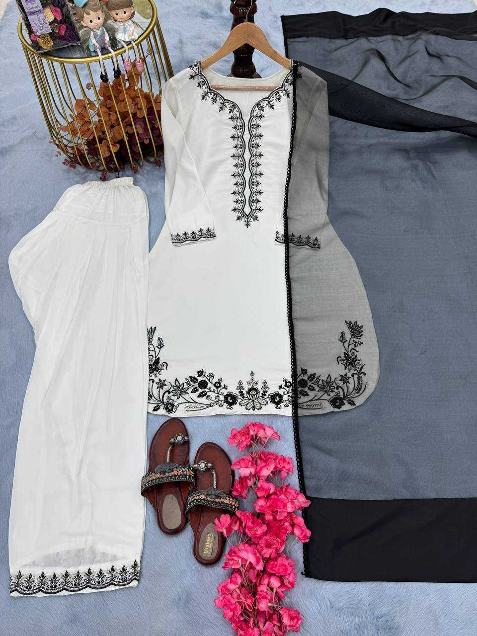 Ynf Crepe KESH499 205 Suits & Dresses Wholesale Ladies Suits Manufacturer