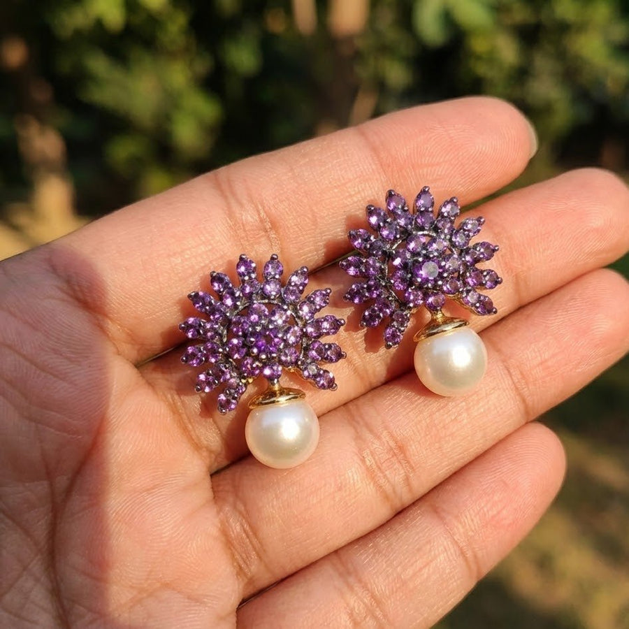 Zarkoon Jarao Tops - Premium Zirconia Stud Earrings - Pehnaawaa