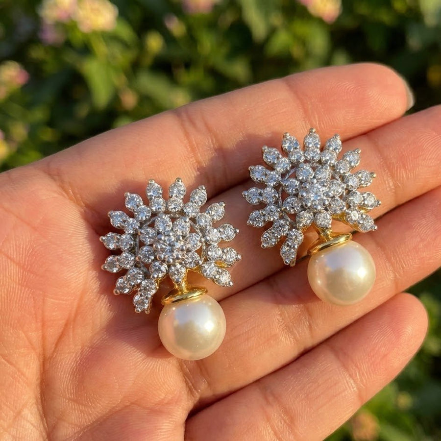 Zarkoon Jarao Tops - Premium Zirconia Stud Earrings - Pehnaawaa