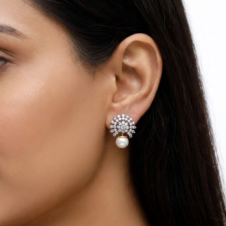 Zarkoon Jarao Tops - Premium Zirconia Stud Earrings - Pehnaawaa