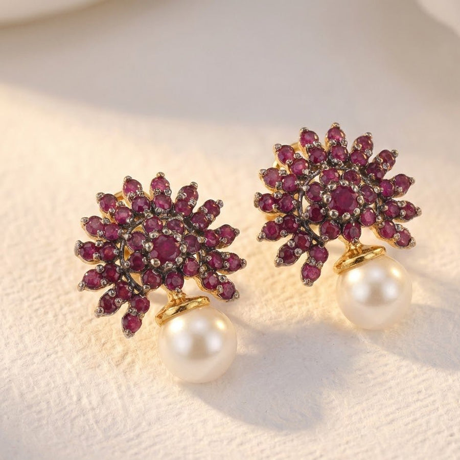 Zarkoon Jarao Tops - Premium Zirconia Stud Earrings - Pehnaawaa