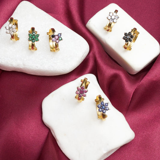 Zircoon Flowers Ring - Pehnaawaa